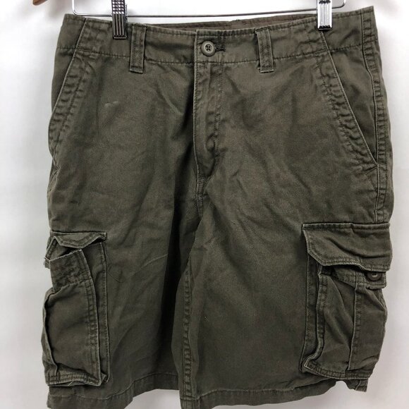 FADED GLORY Men's Cargo Shorts Sz 30 Brown Khaki – Outdoor Hiking Casual Pockets - Picture 1 of 7